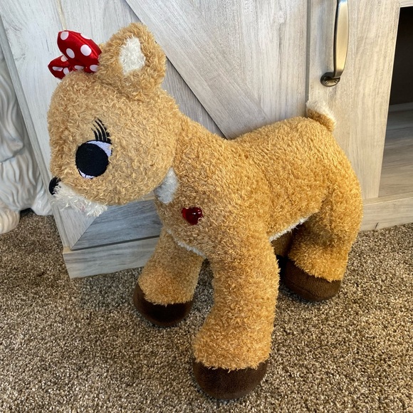 Build-A-Bear Rudolph The Red Nose Reindeer Clarice Plush Christmas Retired - Picture 7 of 10